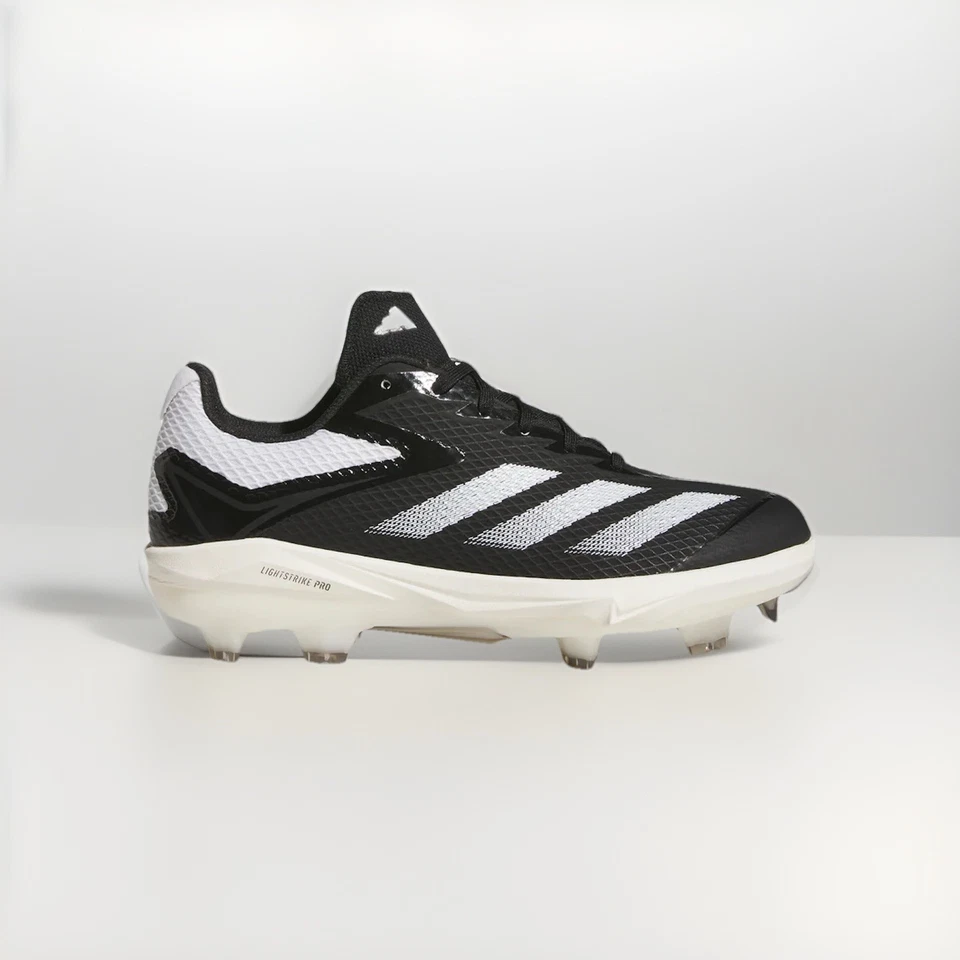 Chuteiras de beisebol masculinas Adidas Adizero Electric TP metal preto/branco tamanho 11,5 - Imagem 1 de 3