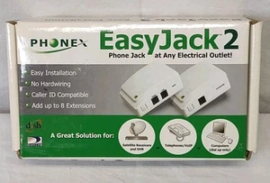 PHONEX PX211 Easy Jack 2 Wireless Phone Jack System 250171 NEW Please Read - Zdjęcie 1 z 10