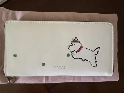 Cartera sin asas Radley London tenis grande con cremallera alrededor natural nueva con etiquetas Foto 1 de 4