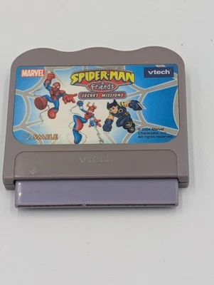 Vtech V.Smile Marvel Spiderman & Friends SECRET MISSION Game Cartridge - Image 1 of 2