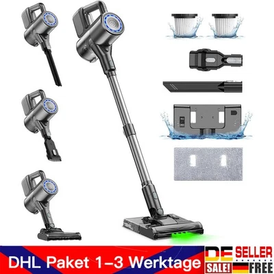 40KPa Akku Staubsauger Kabellos Handstaubsauger 2 in 1 mit Wischfunktion, 500W - Bild 1 von 4