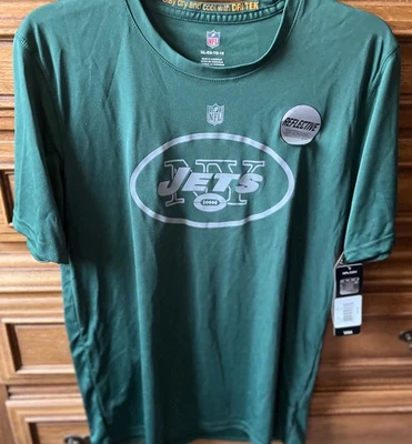 NFL New York Jets Jóvenes Niños Dri-Tek Performance Camiseta Verde Talla XL Foto 1 de 3
