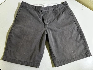 Vintage Dickies Loose Fit Shorts Mens 32 Gray Baggy Wide Leg Skateboard 90s Y2K - Picture 1 of 9