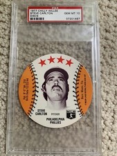 PSA 10 GEM MINT BASEBALL CARD HOF 1977 CHILLY WILLEE DISCS STEVE CARLTON