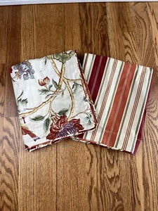 "Dos fundas de almohada de pájaro Waverly Charleston tamaño king usadas en excelente estado 35"" x 20""" - Imagen 1 de 16