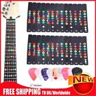 12x Guitar Fretboard Note Labels Sticker Fingerboard Frets Decal with Picks