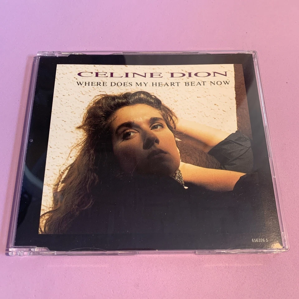 Celine Dion - Where Does My Heart Beat Now (CD, 1990) 3 TRK IMPORT  *VERY RARE* - Image 1 of 4