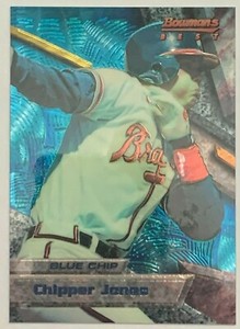 Chipper Jones 1994 Bowmans Best Blue Chips #1 Atlanta Braves HOF