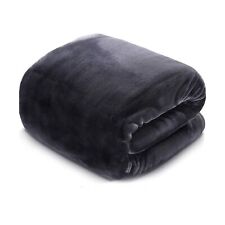 Fleece Blanket Queen Size Fuzzy Soft Plush Blanket 330GSM for All Season Spri...