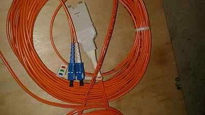 US MADE 3 m FDDI to SC Multimode 62.5/125 Fiber Optic cable - Picture 1 of 2
