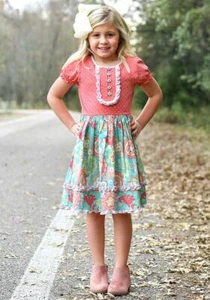 NWT Girls MATILDA JANE Wonderment Pretty in Patterns Dress size 16 NEW - Picture 1 of 5