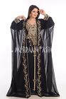 2020 Elegante Marocchino Decorato Jilbab Arabo Dubai Abaya Matrimonio Abito 507