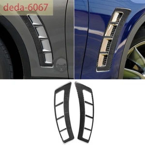 Carbon Fiber Side Door Fender Air Vent Cover For Infiniti FX 2009-13 QX70 14-17 - Picture 1 of 12