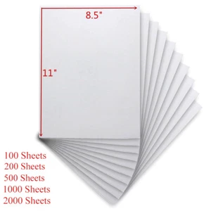 Hoja completa de 8,5""x11"" etiquetas de dirección de envío autoadhesiva para Laer Iinkjet UPS - Imagen 1 de 18