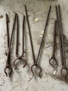 Blacksmith Tongs Antique - Picture 1 of 7