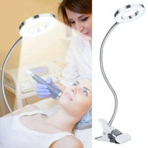 Lámpara Clip USB Brillo Ajustable LED Arte en Uñas Tatuaje Mesa Escritorio Abrazadera Luz - Imagen 1 de 12