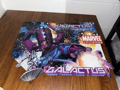Hasbro Marvel Universe Masterworks Galactus 2010 caja cubierta frontal solamente. Foto 1 de 4