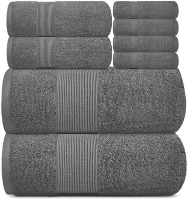White Classic Resort Collection Soft Bath Towel Set | Luxury Hotel Plush & - Image 1 of 4
