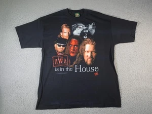 Vintage Wrestling nWo New World Order Shirt Herren XL schwarz WCW Wolf Grafik 90s - Bild 1 von 14