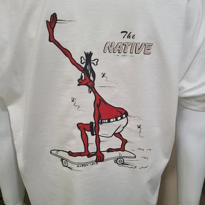 CAMISETA SURF/SKATEBOARD VINTAGE - THE NATIVE BAKERSFIELD, CALIFORNIA Foto 1 de 3