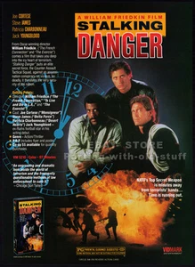 STALKING DANGER aka C.A.T. SQUAD__Orig. 1989 Trade print AD promo__STEVE JAMES - Picture 1 of 1
