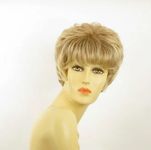 Perruque femme courte blond clair cuivré méché blond clair BRANDY 27t613 - Imagen 1 de 9