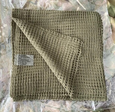 British Army Genuine Issue SCRIM Olive Green NEW Sniper Veil Scarf X 1