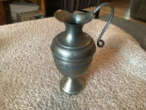 VINTAGE PEWTER MINIATURE PITCHER 4" TALL - Picture 1 of 4
