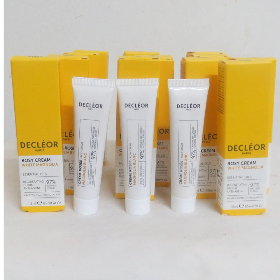 Joblot 12 x Creme Antienvelhecimento Decleor White Magnolia Blanc Rosy 15ml x 12 (180ml) - Imagem 1 de 1