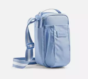 Fit Fresh Lunch Bag Water Bottle Crossbody Insulated Blue 40 Ounce - Picture 1 of 9