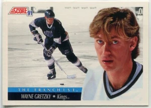 1991-92 Score American #422 Wayne Gretzky Los Angeles Kings - The Franchise - Picture 1 of 2
