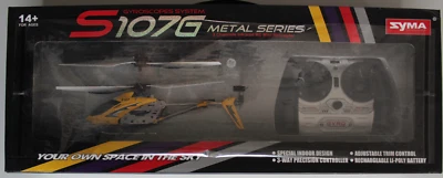 SYMA S 107G Gyrocopter ferngesteuert RC-Hubschrauber, gelb, ungebraucht in OVP - Bild 1 von 4