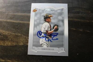 GEROMINO GIL BALTIMORE ORIOLES AUTOGRAPHED CARD - Picture 1 of 1