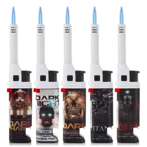 Candle Torch Lighter Long Neck Refillable Butane Gas Lighters for Stove 5 Pack - Picture 1 of 8
