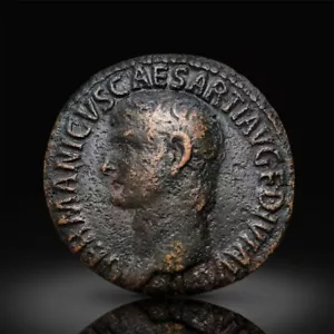 ROMAN EMPIRE. Germanicus, under Gaius / Caligula As (28 mm, 11.54 g) - Bild 1 von 2