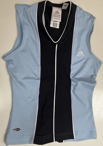BRAND NEW ADIDAS CLIMACOOL TANK TOP SIZE XS WOMENS BLUE SLEEVELESS GOLF TENNIS - Picture 1 of 3