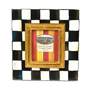 MacKenzie-Childs G6739 Courtly Check Enamel Picture Frame 2.5 x 3