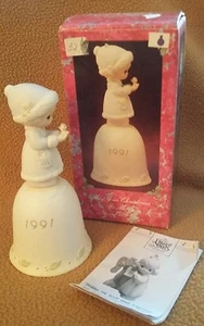 Precious Moments Special Issue BELL 1991"May Your Christmas Be Merry" #524182 - Picture 1 of 9
