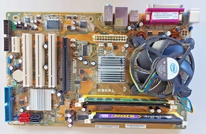 Scheda Madre Asus P5KPL CPU Intel Core 2 DUO E4600, Ram 3 (2x1) GB - Foto 1 di 3