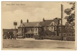 Antike Postkarte Barley Mow Hotel Milford Godaiming Surrey England - Bild 1 von 2