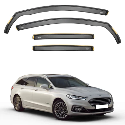 ISPEED Wind Deflectors for Ford Mondeo MK5 2014-2022 5-Door Estate 4pc Set Visor - Image 1 of 4