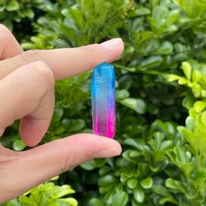 Cristales de meditación con puntos de cuarzo aura puntos de cristal de aura, 1 pieza - Imagen 1 de 12