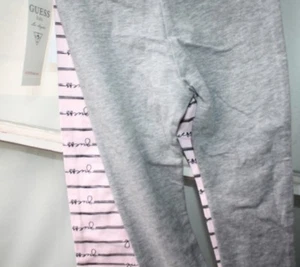 New Guess Pants Girls size 2T Two Pair Pink & Gray Leggings Retail $24 -Q ! - Picture 1 of 6