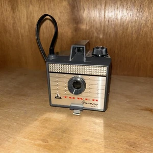 Vintage Tower Snappy Camera Gray Sears Takes 620 Film (Not Included) - Picture 1 of 17