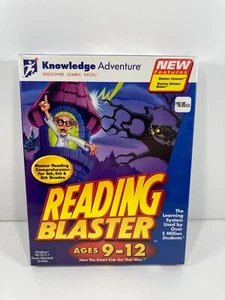 Reading Blaster 9-12 PC Big Box Sealed Windows 98 95 3.1 Mac CD-Rom 1998 - Picture 1 of 8