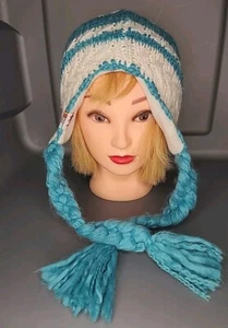 Gorro Roxy Girl azul/blanco - Imagen 1 de 5
