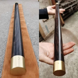 Spiel mit Handstab Intarsien mit Kupfer und Ebenholz Langstab - Bild 1 von 12