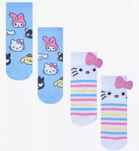 Mujer Sanrio 2 Pares Calcetines Hello Kitty and Friends, 2 Pares Calcetines Sanrio - Imagen 1 de 4
