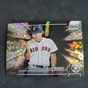2022 Topps Stadium Club Chrome Wade Boggs X-fractor #196 A8 - Picture 1 of 2