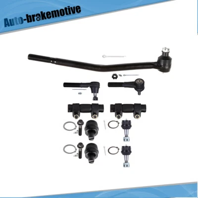 (9) Front Ball Joints Tie Rods Suspension Kit For 1992-2002 Ford E-150 Econoline - Image 1 of 4